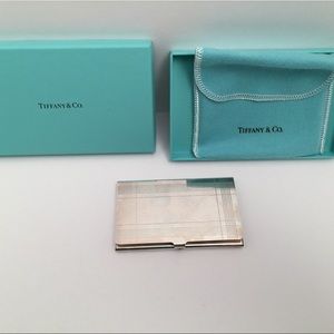 Tiffany & Co. authentic business card case silver